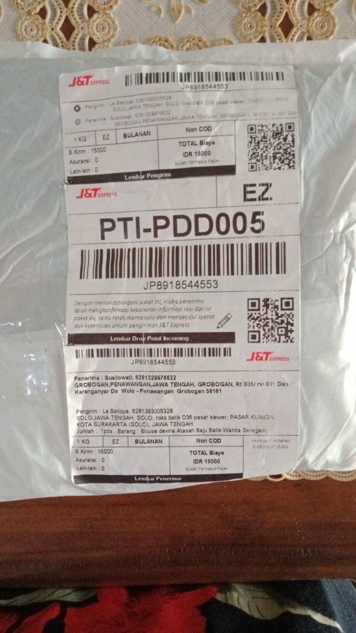 Blouse Devina Atasan Baju Batik Wanita Seragam