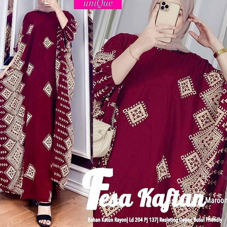 Special - GAMIS KAFTAN RAYON SUPER ORI JUMBO HOME DRESS  KAFTAN LEBARAN BAJU KONDANGAN ABAYA ARABIA