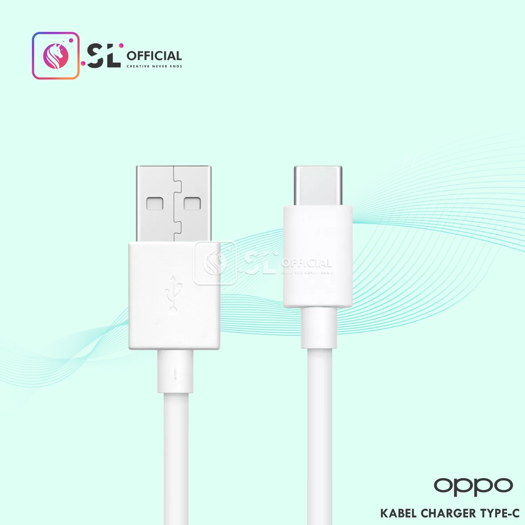 KABEL DATA OPPO FAST CHARGING TYPE C &amp; MICRO USB ORIGINAL