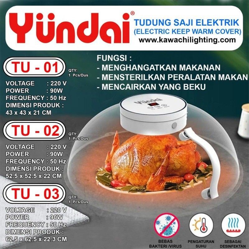 Tudung Saji Electric Keep Warm Cover YUNDAI