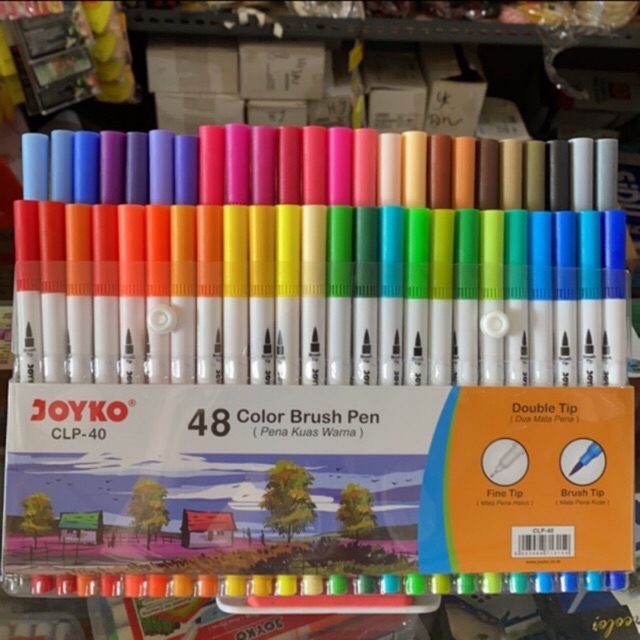 

Color Brush Pen / Pena Kuas Warna isi 48 Warna CLP - 40