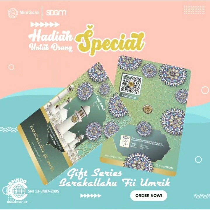 MiniGold Gift Series Barakallahu Fii Umrik