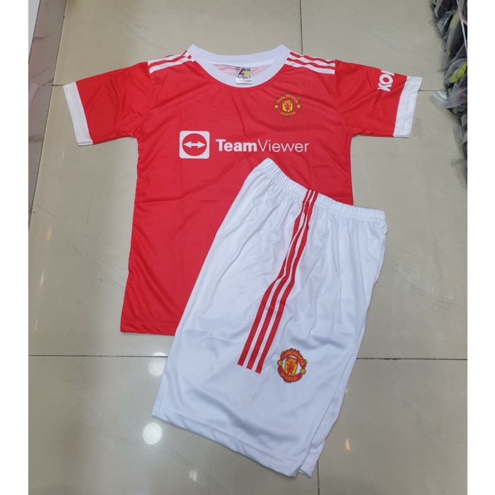 KAOS JERSEY SETELAN ANAK BOLA MANCHESTER UNITED NEW 2021/2022