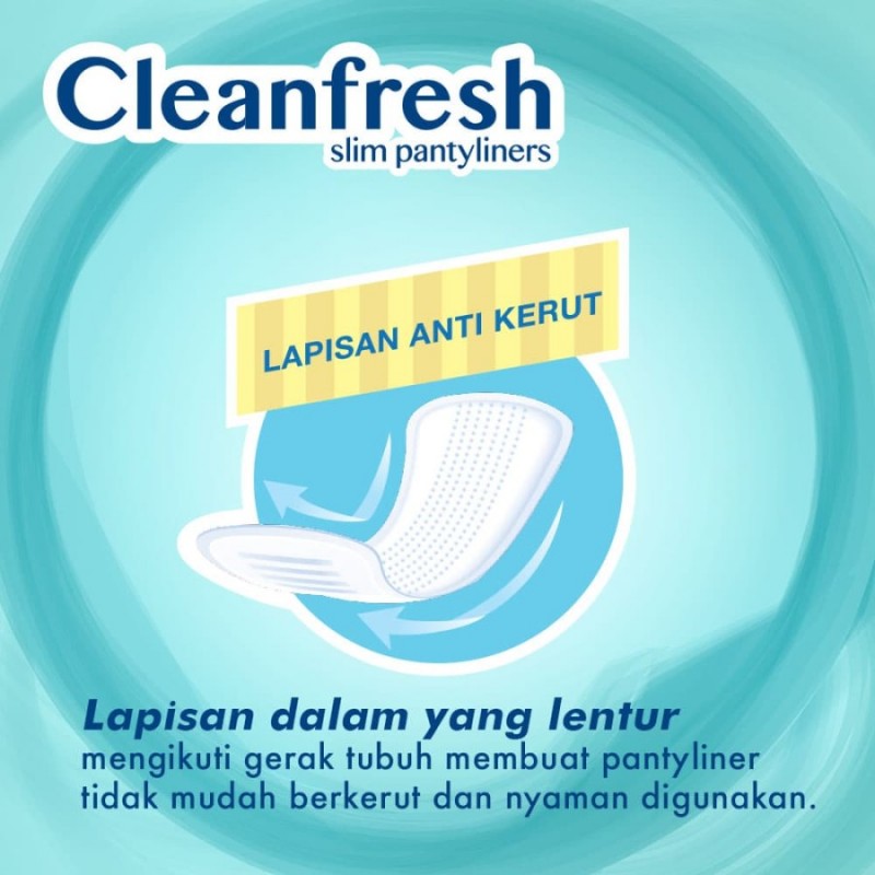 Laurier Pantyliner Cleanfresh Non Perfume - 20 s