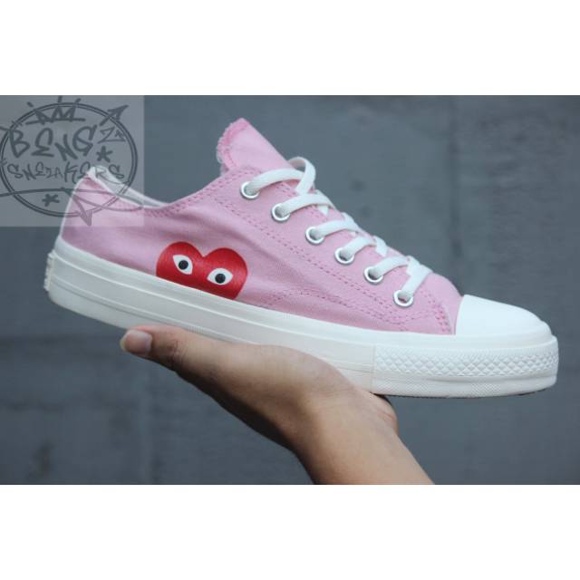 Converse CDG Play Pink Sweety