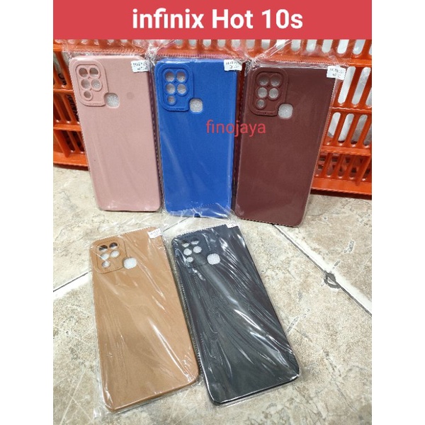 Softcase Infinix Hot 10S Silikon Casing Selicon Case Macaron Pro Camera