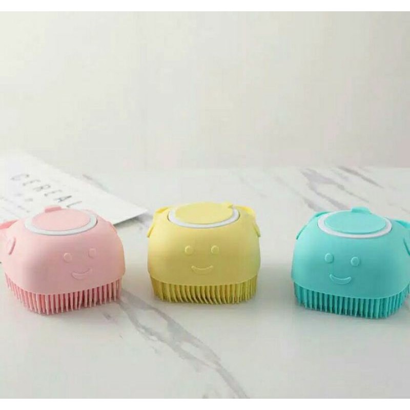 Alat Mandi Silicone Brush Bahan Food Grade dan Lembut