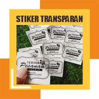 

STIKER TRANSPARAN STIKER BENING (STIKER PRODUK, LABEL SOUVENIR)