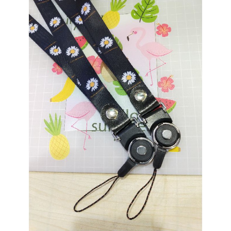 Gantungan Hp/Lanyard Hp Gantungan Bunga Daisy Tali Hp