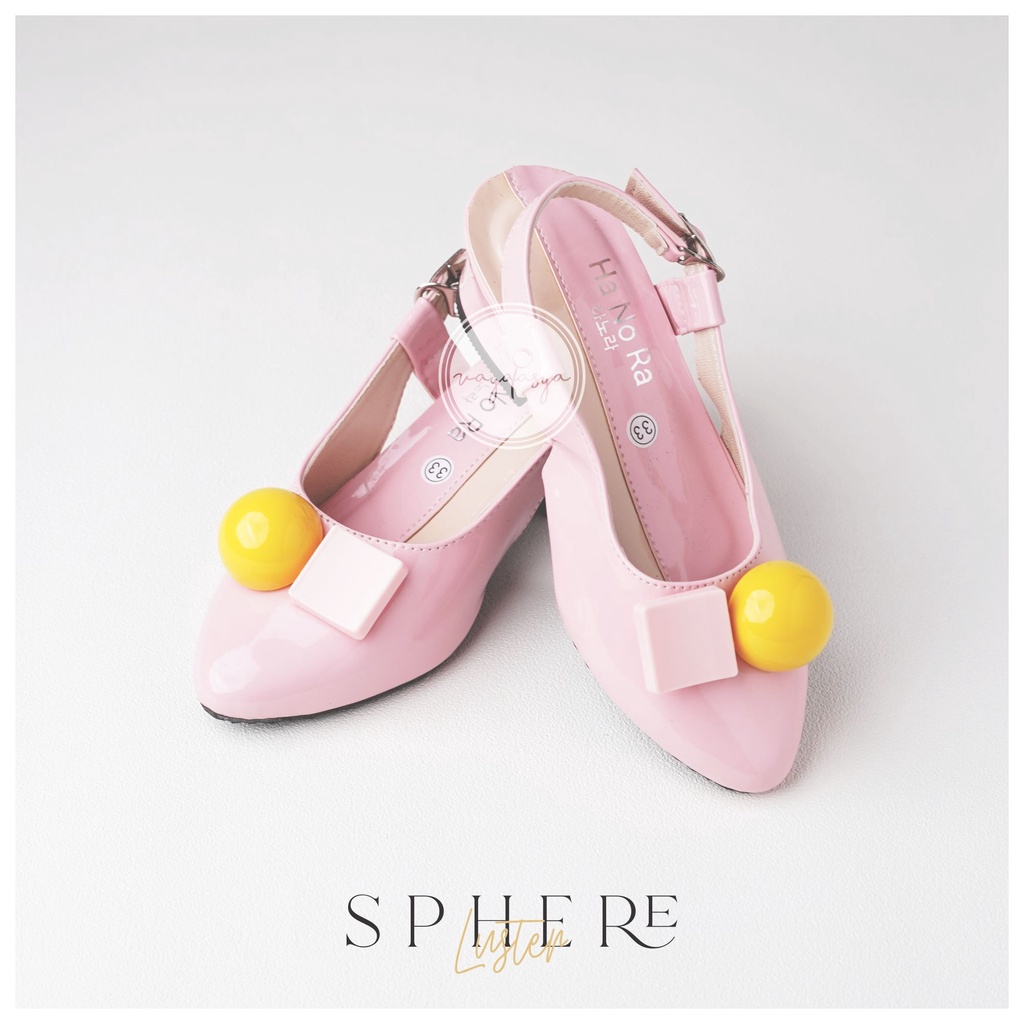 Vayatasya Ha No Ra | Sphere luster Slip On Tali Anak Perempuan | Sandal Sepatu Modern Futuristic