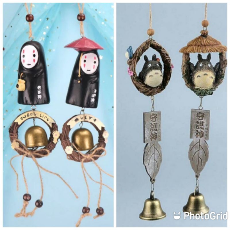 Totoro spirited away ghibli windbell