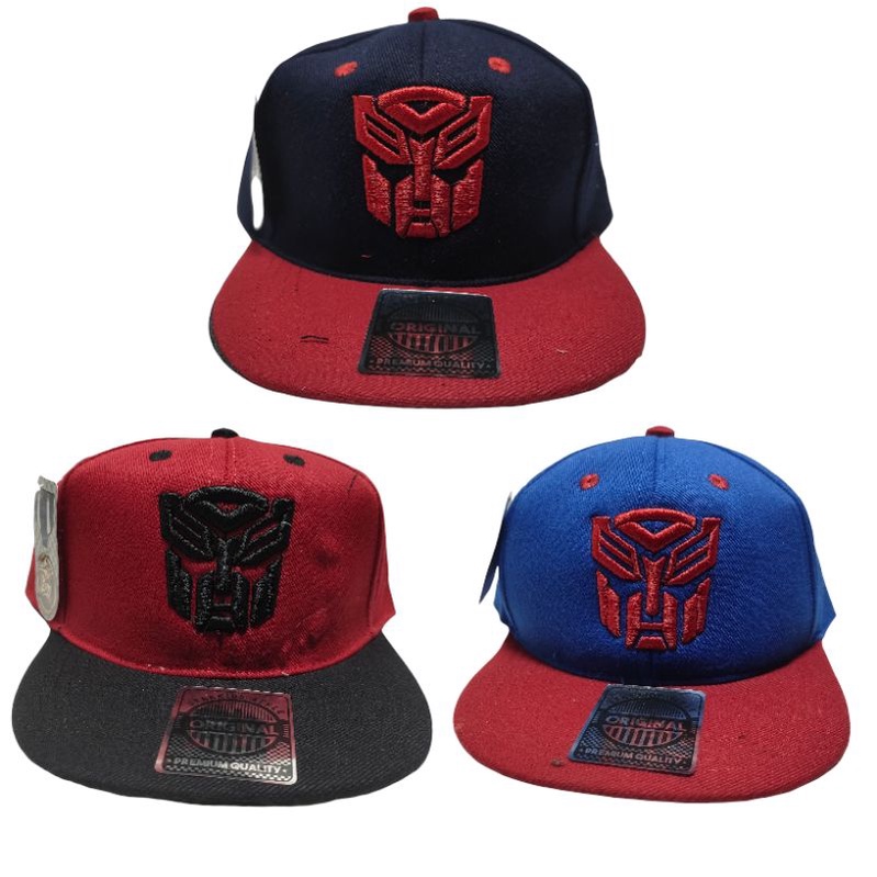 COD topi anak hip hop / topi snapback anak bordir / topi HH anak laki-laki motif TRANSFORMER