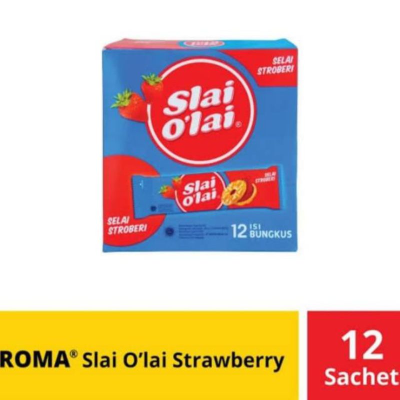 

ROMA SLAI O'LAI BISKUIT STRAWBERRY / BLUEBERRY 10PCS