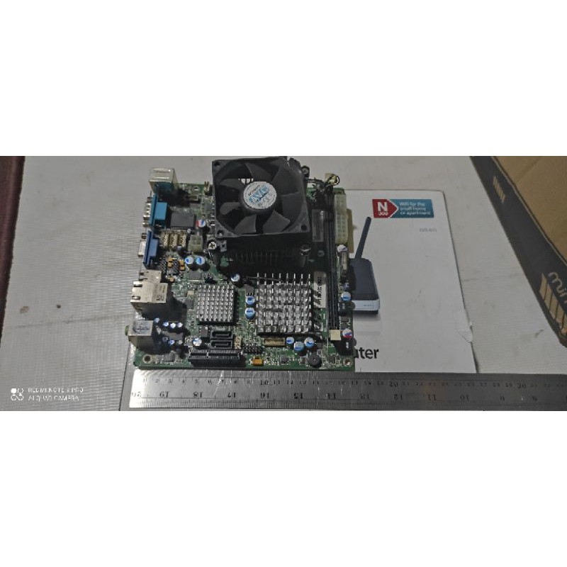 Mini ITX G41 DDR3 Core2Duo E7400 Plus Fan Cocok Untuk Mikrotik PC Hemat Daya