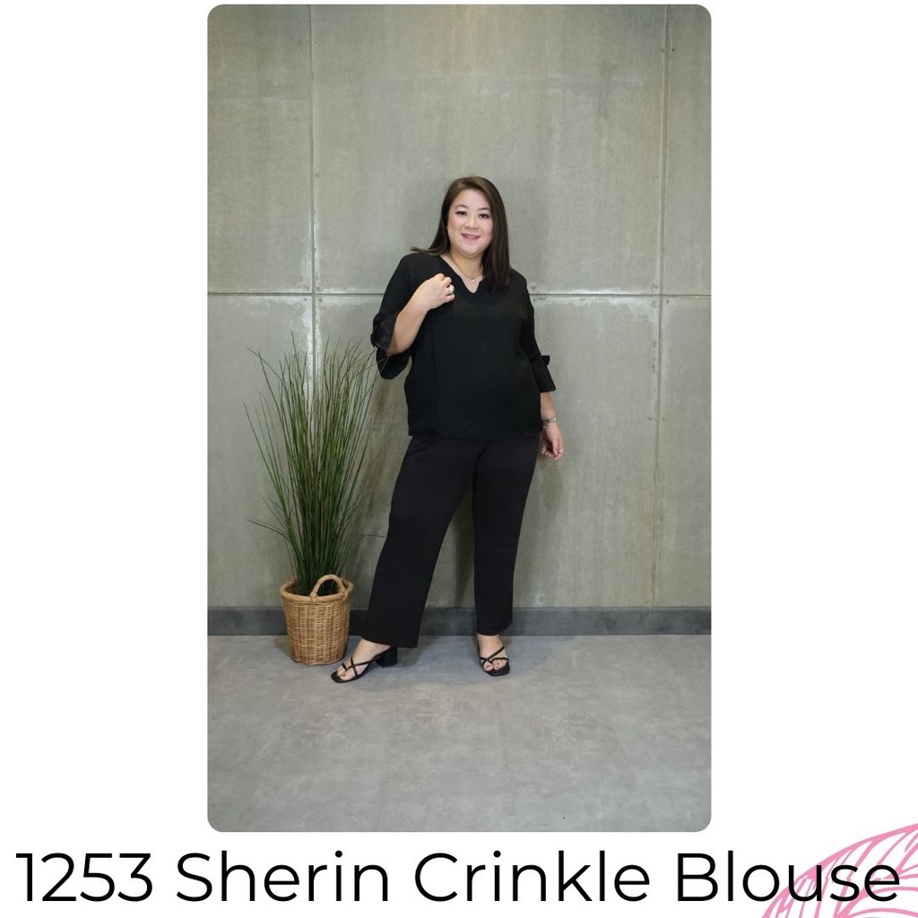 Atasan Jumbo Crinkle Sherin Blouse 1253