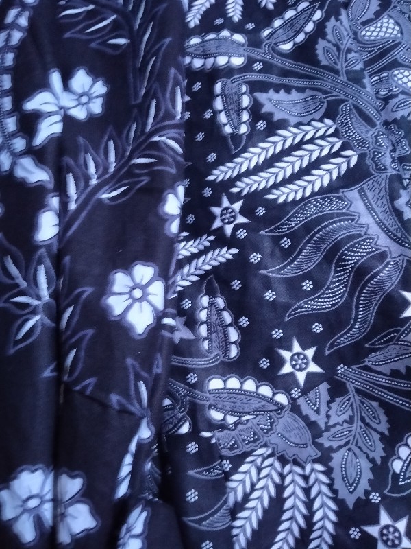 Size M. L. Xl. 2l.3l.4l  .. Bswart Batik Hrb026 Kenongo Hem Pendek Padi Pekalongan M