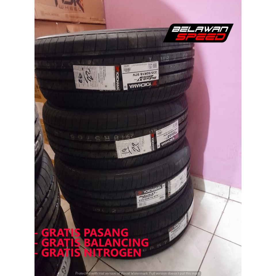 BAN MOBIL IMPORT 235 50 R18 YOKOHAMA XT STANDAR TOYOTA ALPHARD RING 18