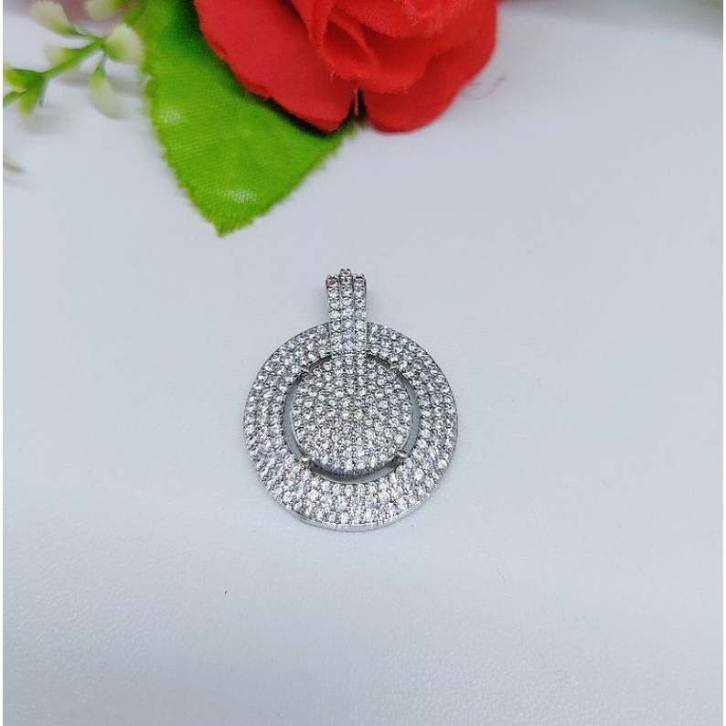 kalung xuping  3535 full mata lapis emas 18k liontin
