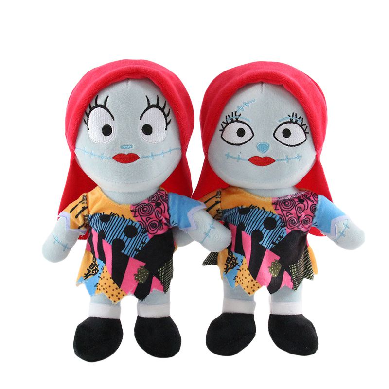 【Set！！！】Nightmare Before Christmas Sally Plush Toys Stuffed Doll Xmas Ornaments Decor Set