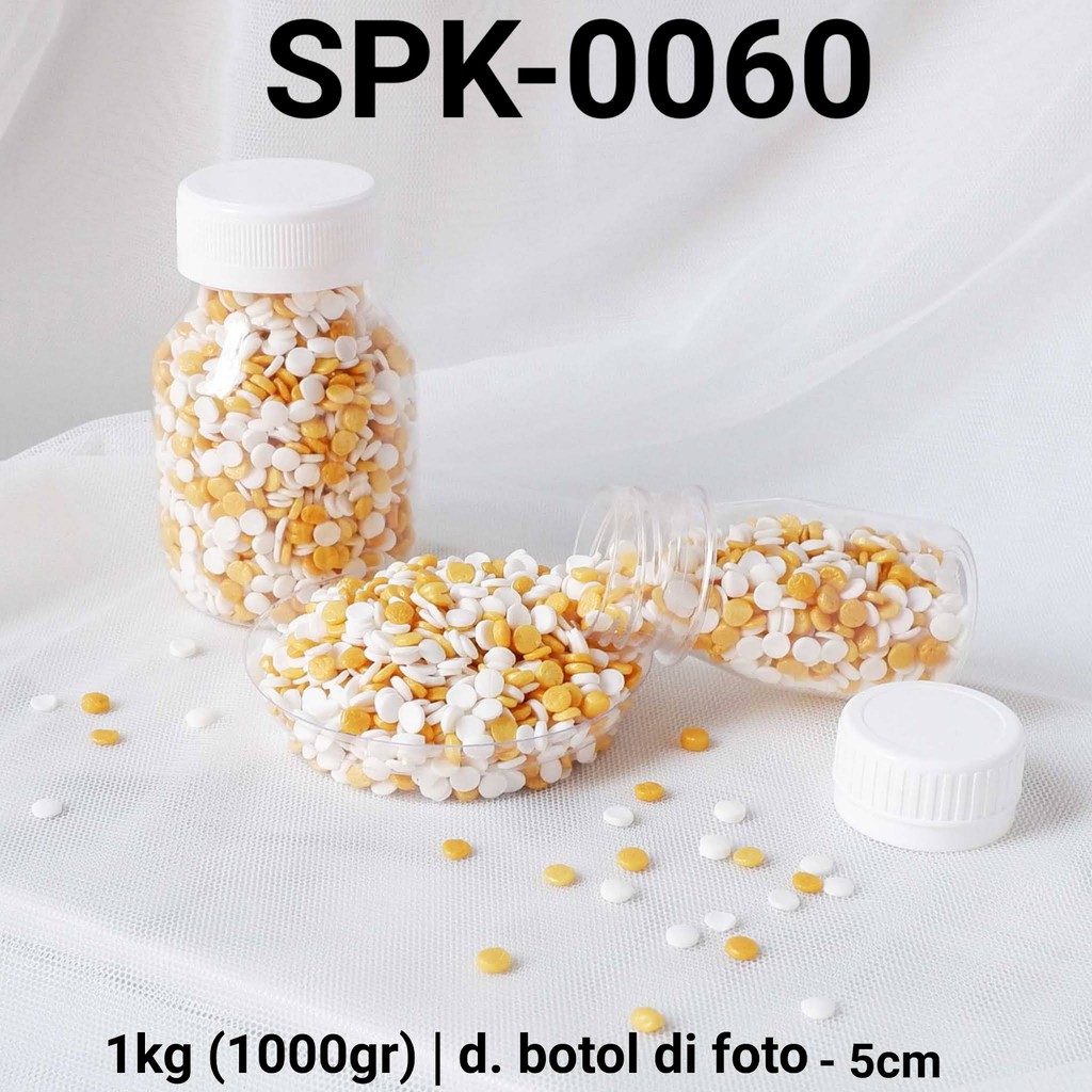 

SPK-0060 Sprinkles sprinkle sprinkel 1kg 1 kg bulat putih emas gold yamama baking grosir murah sprinkles cake dekorasi mutiara trimit decoration story sprinklestory sprinklesstory sprinkle story yamama baking