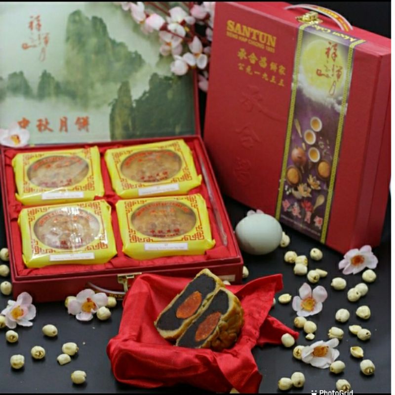 

Mooncake Santun Tausa Hitam Telor 2 -Mooncake Isi 4pcs