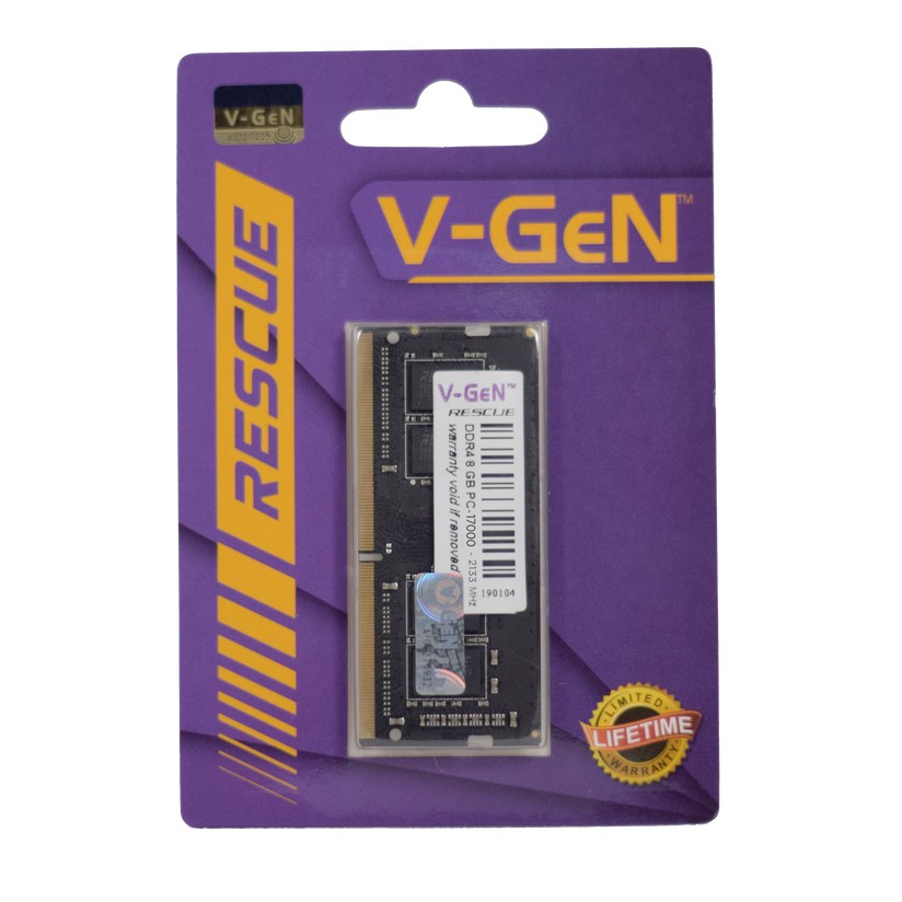 SODIMM RAM MEMORI MEMORY V-GEN VGEN RESCUE DDR4 PC4 8GB 8