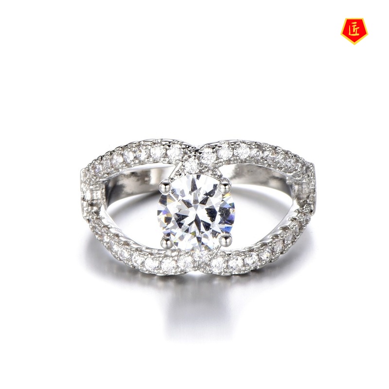 [Ready Stock]Creative Cool Shiny Diamond Ring Personality Fashion