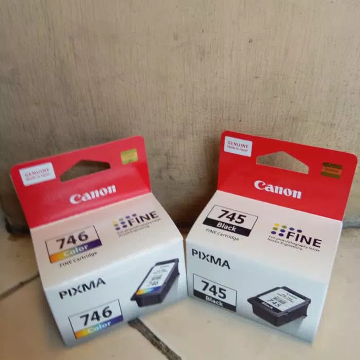 1 set Tinta Printer Canon pg 745 - cl 746