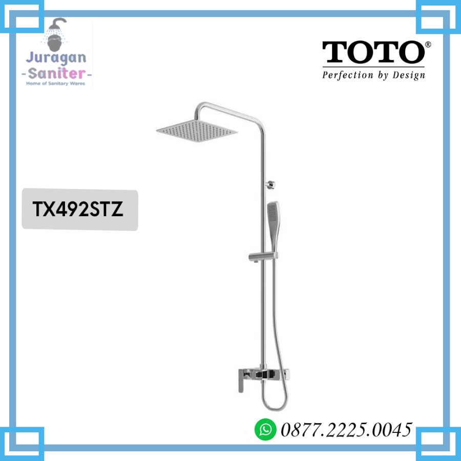 Shower Column Set Toto TX492STZ Rain Shower Set Tiang Shower