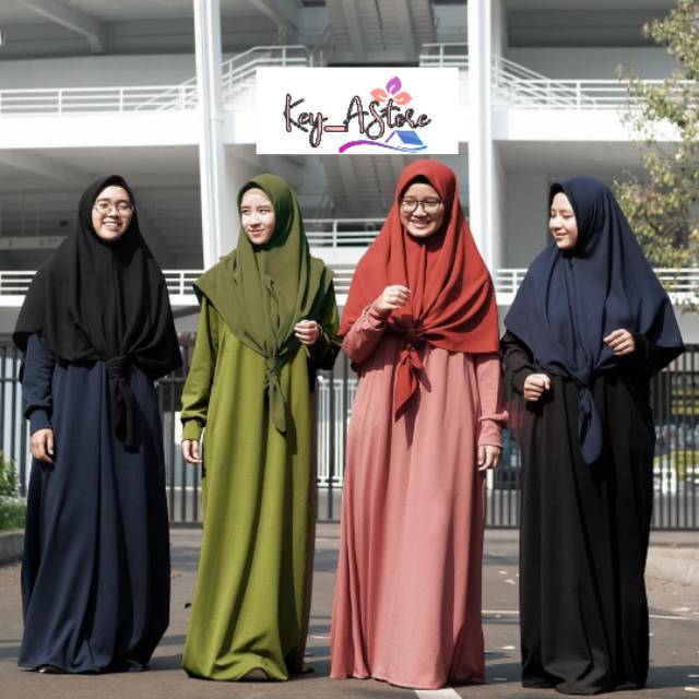 GAMIS SAHI GAMIS TERBARU BAHAN KULIT JERUK GAMIS OLAHRAGA BY HIJAB ALILA