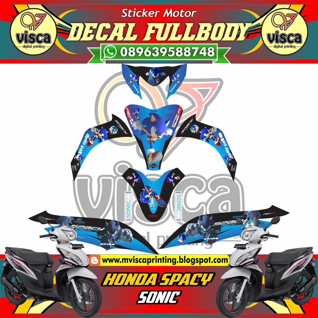 Decal Stiker Motor Spacy Decal Sticker Motor Honda Spacy Stiker Decal Motor Honda Spacy