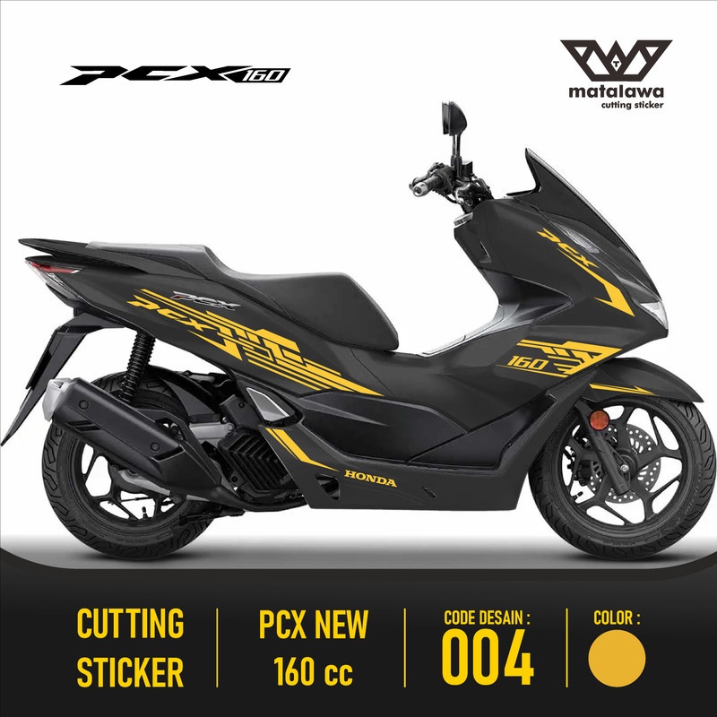 Cutting Sticker PCX 160 - Aksesoris Motor Stiker Striping Honda PCX 160 cc Skotlet Sticker Lis Varia