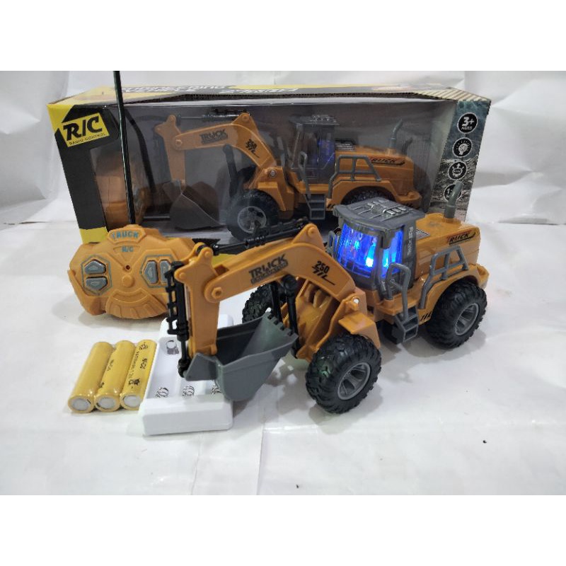 RC 1:30 Mobil Remote Control Truck Konstruksi Excavator Alat Berat Rdr 1105