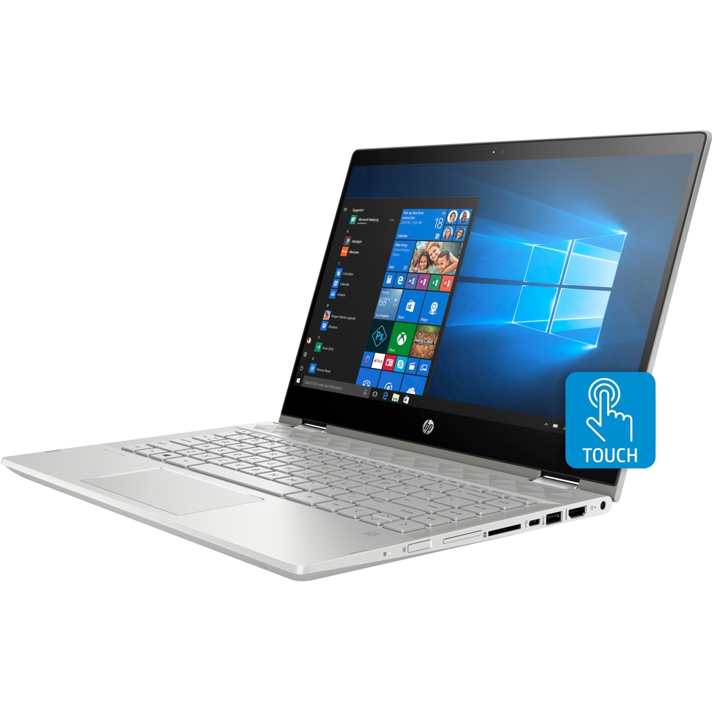 Laptop Murah HP Pavilion X360 14 Intel Core I5 1235U 8GB 1TB 14&quot; FHD IPS IRIS XE Windows 11 Home Silver TErlaris