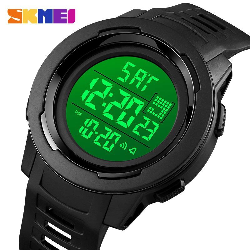 SKMEI 1731 Jam Tangan Pria Digital Dual Time Chronograph Sport Watch Anti Air Tali Rubber WATCHKITE WKOS