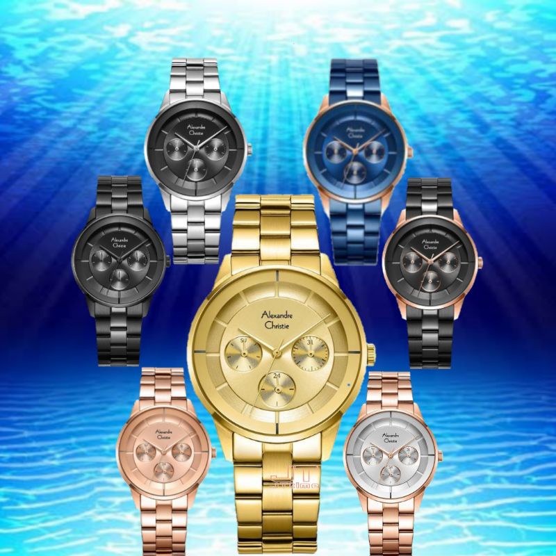 AC2714 Jam Tangan Wanita Alexandre Christie AC 2714 Wanita Original