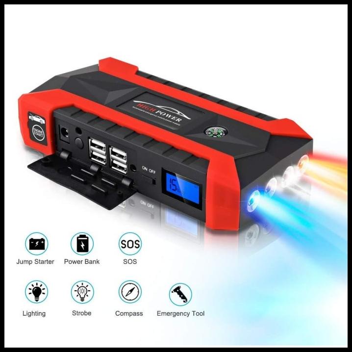 Jumper Starter Jumper Aki Mobil Powerbank Accu Jump Starter Mobil