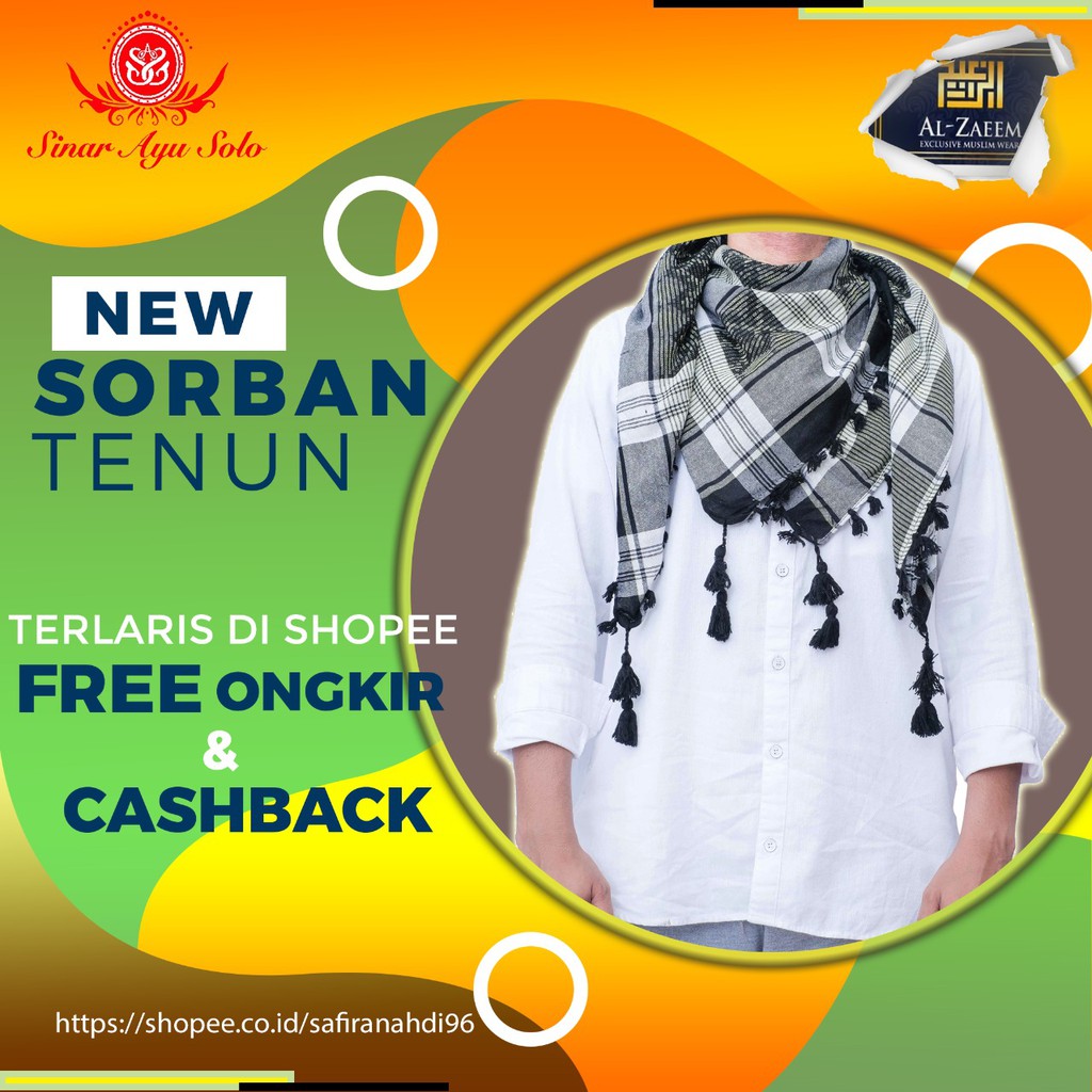 Sorban Tenun Hitam Putih Kotak kotak Shopee Indonesia Sorban Tenun Hitam Putih Kotak kotak Shopee Indonesia
