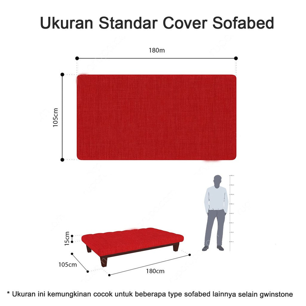 COVER SOFA BED TYPE GWINSTONE, OAKLAND &amp; GOTHAM 1