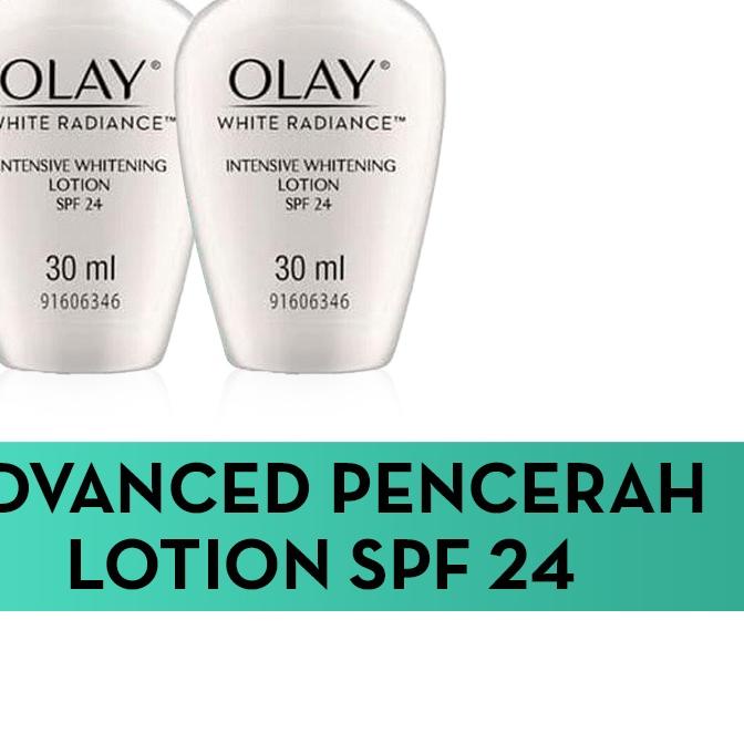 ♠ [LEBIH HEMAT] Olay White Radiance Krim Pelembab Intensive Lotion SPF 24, 30ML - Paket Isi 2 ♖