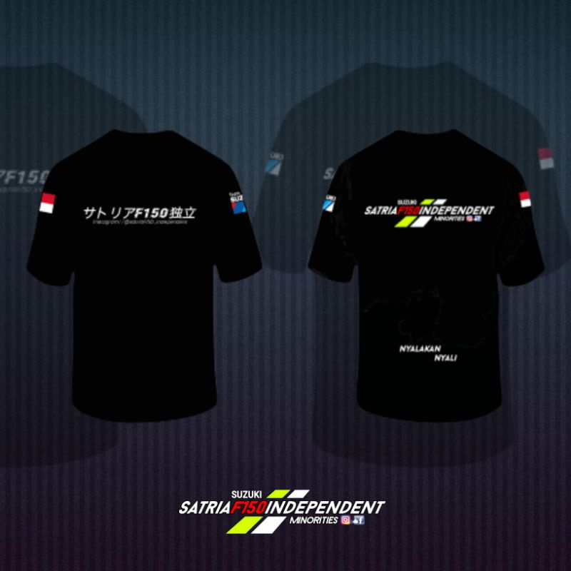 KAOS Satriaf150independent / satria fu / fu / team suzuki / suzuki / hoodie / kaos / baju /