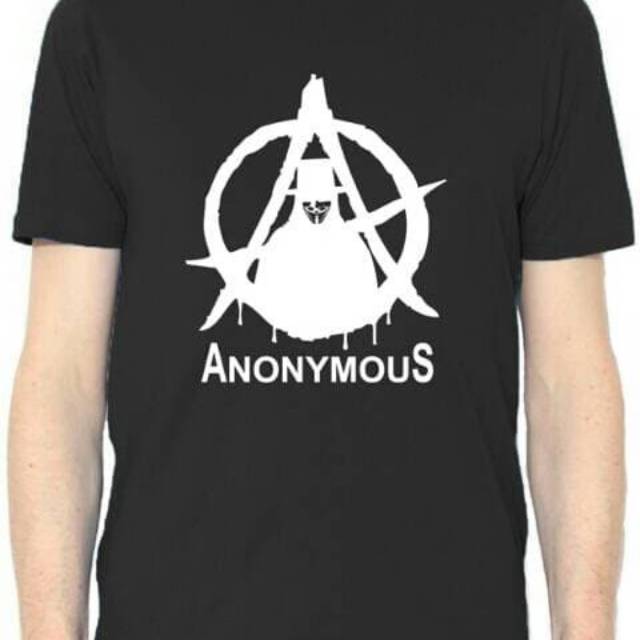 Tshirt baju kaos ANONYMOUS LOGO