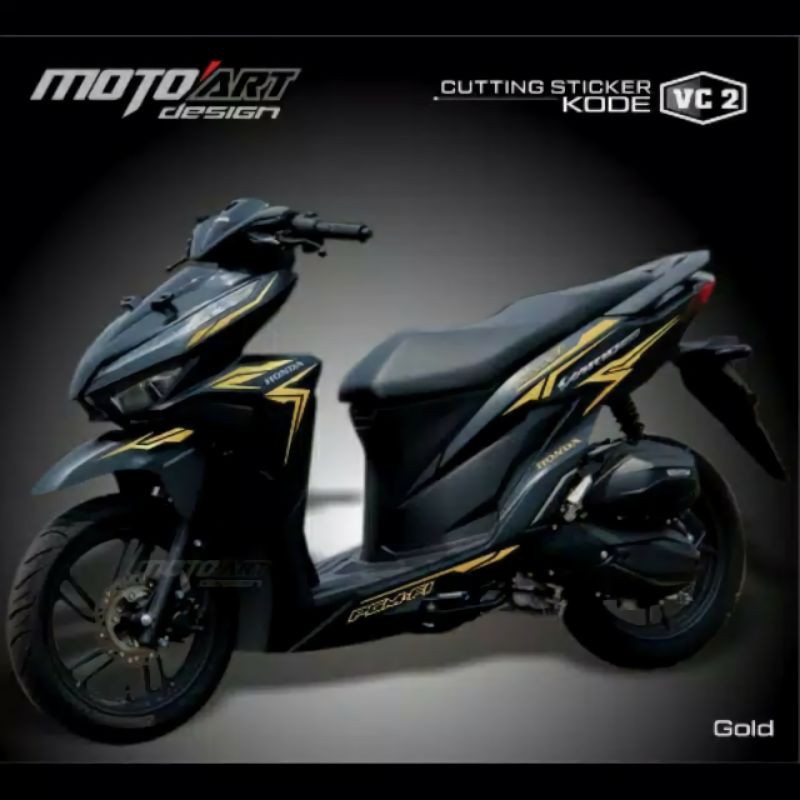 (BISA COD) Stiker vario 150 Stiker vario 125 Stiker motor Cutting sticker honda vario.