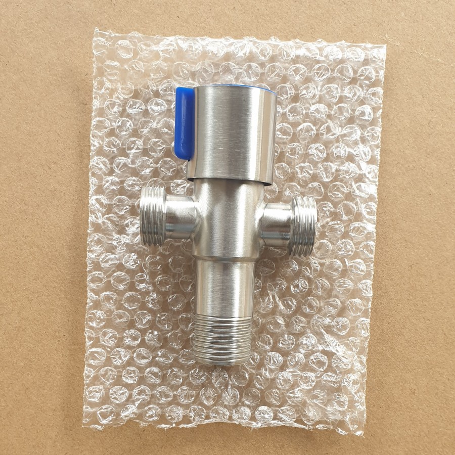 stop kran shower stainless stop kran cabang stainless stop kran cabang T shower