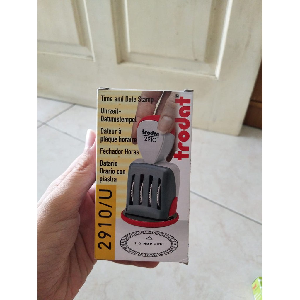 

Stempel Trodat 2910 U 24 / Stempel Jam / Tanggal / Date