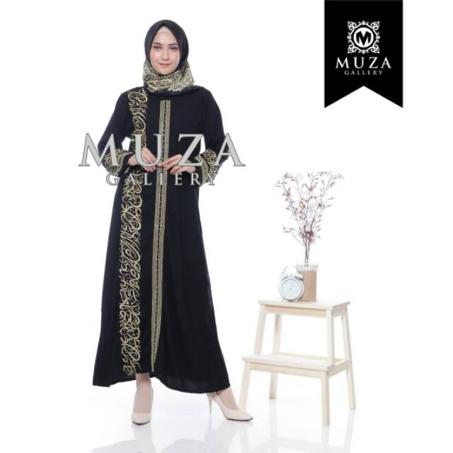 MUZA ABAYA HITAM ABAYA TURKEY DANIA