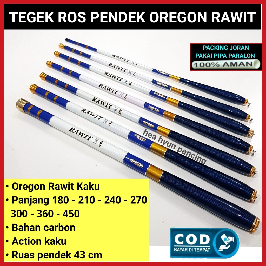 JORAN TEGEK OREGON RAWIT 180 - 210 - 240 - 270 - 300 - 360 - 450 TEGEK RINGAN KAKU