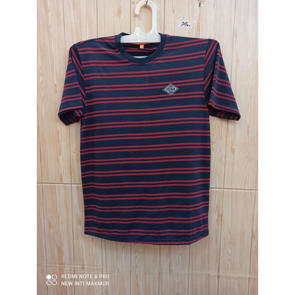 Kaos pria stripe motif 3