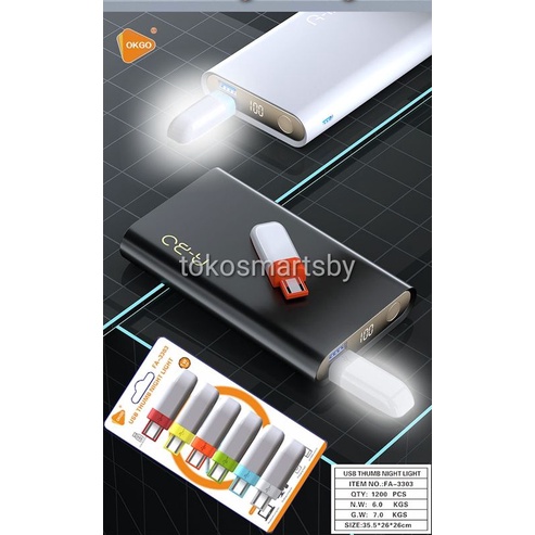 Lampu USB Mini LED Emergency Lamp Reading Lamp FA-3303