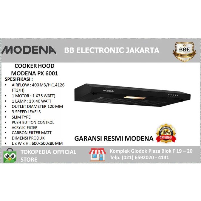 Cooker Hood Modena PX 6001